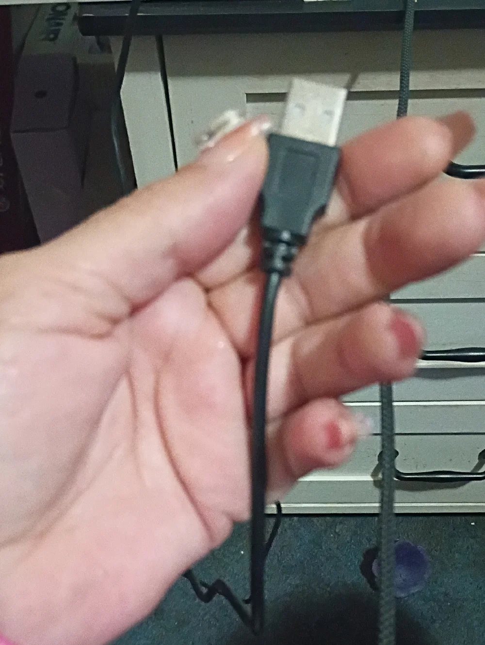 Black USB Desktop Webcam with Built-In Microphone